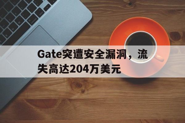 Gate突遭安全漏洞，流失高达204万美元的简单介绍